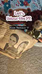 Unboxing my PR from @thrivecotalks and trying everything for