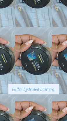 Hydration = the secret to healthy-looking hair 💙✨
This hair