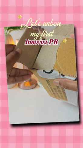 Unboxing the first innovist pr with me.
Comment to know 'how