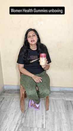 Aaj mujhe Women Health Gummies ka product receive hua #himan