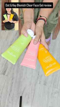 Aaj maine Dot & Key Blemish Clear Face Gel use kiya aur iska