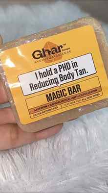 Tired of body tanning? ✨
I tried Ghar Soaps Magic Soap 💫

I