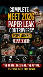 UPDATES : Complete NEET 2026 Paper Leak Controversy Explaine
