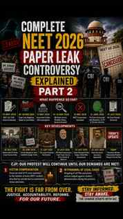 UPDATES : Complete NEET 2026 Paper Leak Controversy Explaine