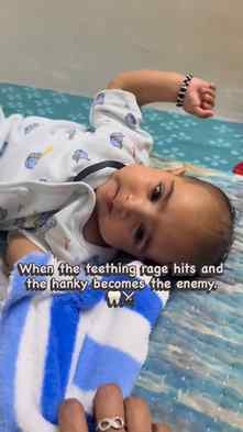 Everything is good until hanky arrives 👽
………
#newmom #india