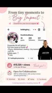 39 posts.
838 followers.
415,500+ views in the last 30 days.