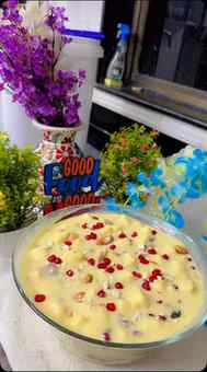 @home_spice_diaries_by_shireen 🍓🍎🥭 Creamy Fruit Custard –