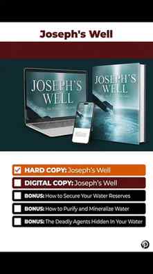 ​Top Section: A prominent header reading "Joseph's Well" set