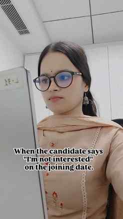 When the candidate says 
"I'm not interested" 
on the joinin