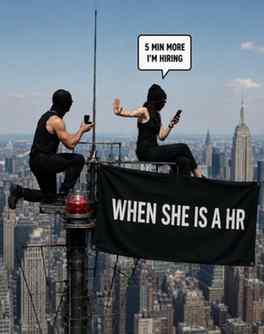 POV: You're trying to spend time together... but she's an HR