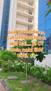 HR ka daily cardio:
50 calls... 5 pickups... aur 1 "Hello ma