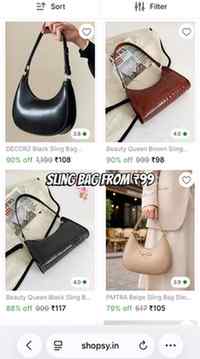 ₹99?! 👀 Okay, Shopsy really said don’t think twice 😭🛍️
B