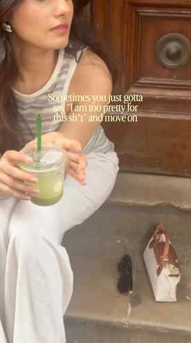 Just me, my outfit and my matcha against the world
[matcha,