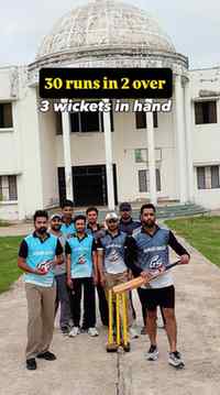 30 runs in 12 ball and bowler need 3 wickets 

#gullycricket