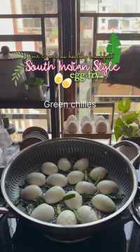 South Indian Style Egg Fry - Mr & Mrs ka Healthy Breakfast