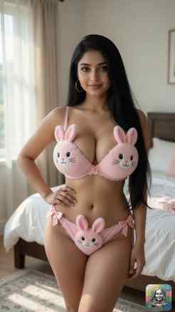 Pink bunny plushie set for the ultimate cozy lounge aestheti