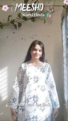 Pretty kurti 🩷 comment 'link' or send this reel in my DM!!