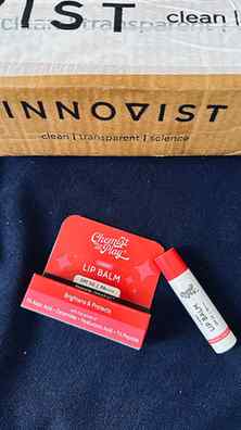 @chemistatplay.skincare cherry lip balm 
@innovist.official 