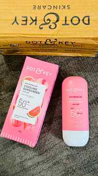 @dotandkey.skincare 
Watermelon cooling sunscreen🍉♥️#dotand