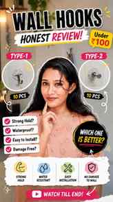 Under ₹100 Wall Hooks 👀
@meeshoapp @meeshocreatorclub
#Wal