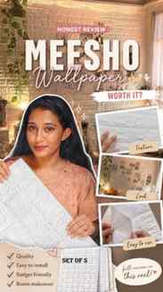 ✨ Room makeover on a budget? I finally tried this Meesho 3D