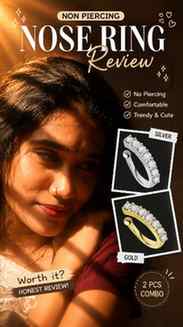 ✨ Non-piercing nose ring review!
@meeshoapp @meeshocreatorcl