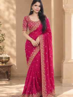 💌 Comment “LINK” to get the saree link! 🛍️💗
Pink eleganc