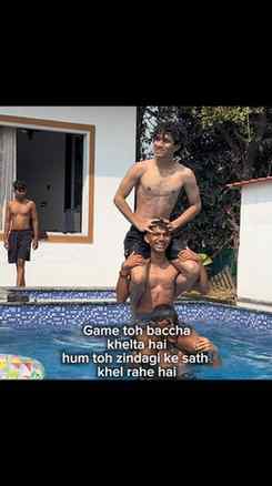 Hum toh zindagi ke sath khel rahe hai..😂🤣

.
.
.
.
.

#fyp