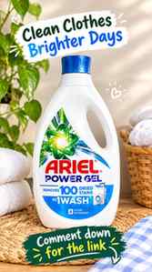 Why waste lemons on tough stains when Ariel can do the job?