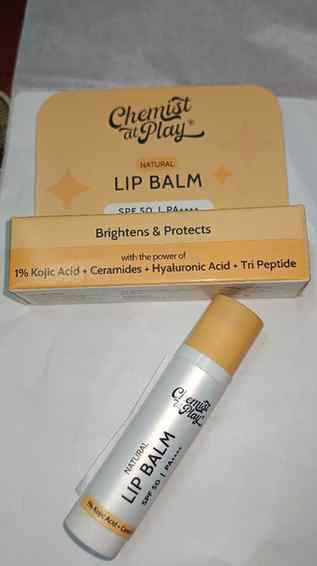 Comment for link 🖇️
Chemist at Play Natural lip balm SPF 5