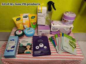 All My June PR products ✨ And Smytten Haul 💟
@iam.tithi_04