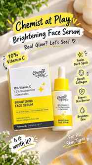 #Ad_chemistatplay 10% Vitamin C Brightening Face Serum β¨
Com