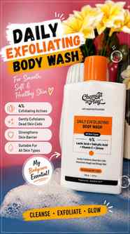 Chemist at Play Daily Exfoliating Body wash ✨💟
@innovist.o
