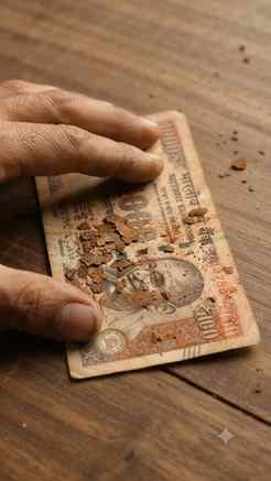 It is the old Indian 1,000-rupee note. 

#1000note #1000rupe