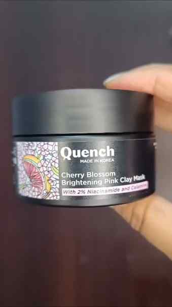 Clay mask, but make it gentle! 💗✨
The Quench Pink Clay Mask
