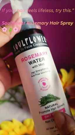 Adding a few sprays of rosemary goodness to my routine 🌿✨ L