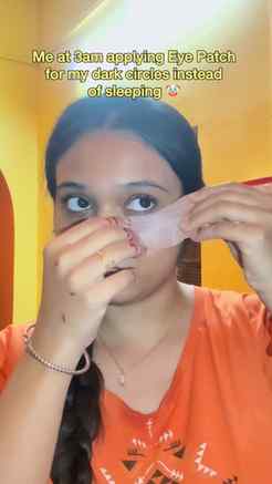 Applying eye patches at 3 AM is basically putting a band-aid