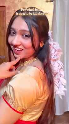 Fuchka trying to be idli…🙂↔️🪷
.
.
.
#trendingreels #insta