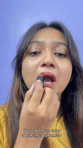 Featuring the NEW SUGAR Cosmetics Glide Peptide
Serum Lipsti
