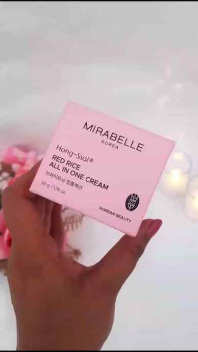 Mirabelle korea✨️
🍙 Red  rice all in one cream 
With 12 pep
