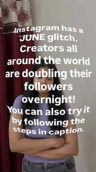 Steps:
1. Follow me
2. Unfollow me
3. Follow me again 
4. Li