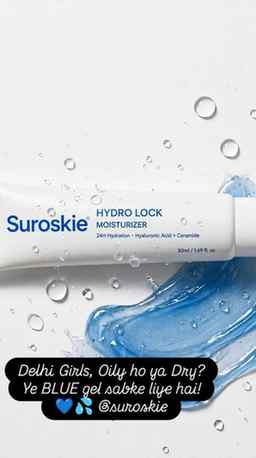 Hydration ka lock toh yahi hai! ππ¦
One drop & skin is dri