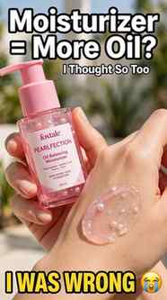 I was WRONG about oily skin π
This actually soaks oil witho