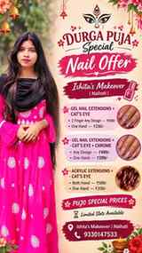 đē DURGA PUJA SPECIAL NAIL OFFER đē
Ishitaâs Makeover | Naih