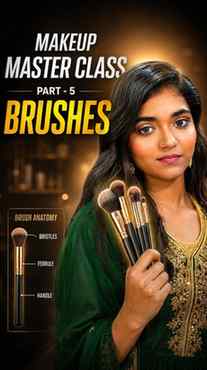 PART-5[Makeup Master class] Brushes 
₹5000 ka makeup bhi bek