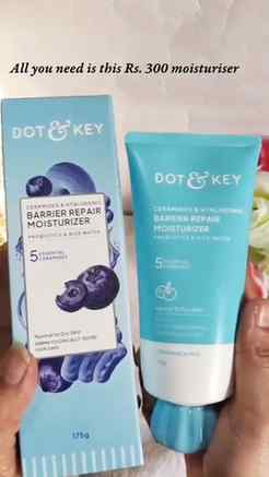 Comment for 'link' π
All you need is this βΉ300 moisturise