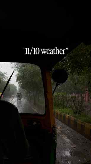 This weather upholds emotions 🌧️
.
.
.
#delhirains #monsoon