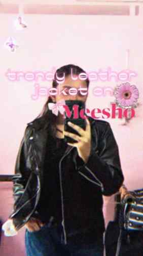 WAIT… SINCE WHEN DOES MEESHO HAVE THESE JACKETS?? 😭🖤
>
Com
