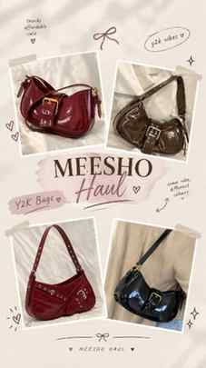 these Meesho Y2K bags??? I fear I need ALL of them 😭👜🎀
wh