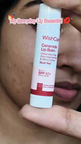 My Honest Review of WishCare Ceramide Lip Balm - Blush Red💋